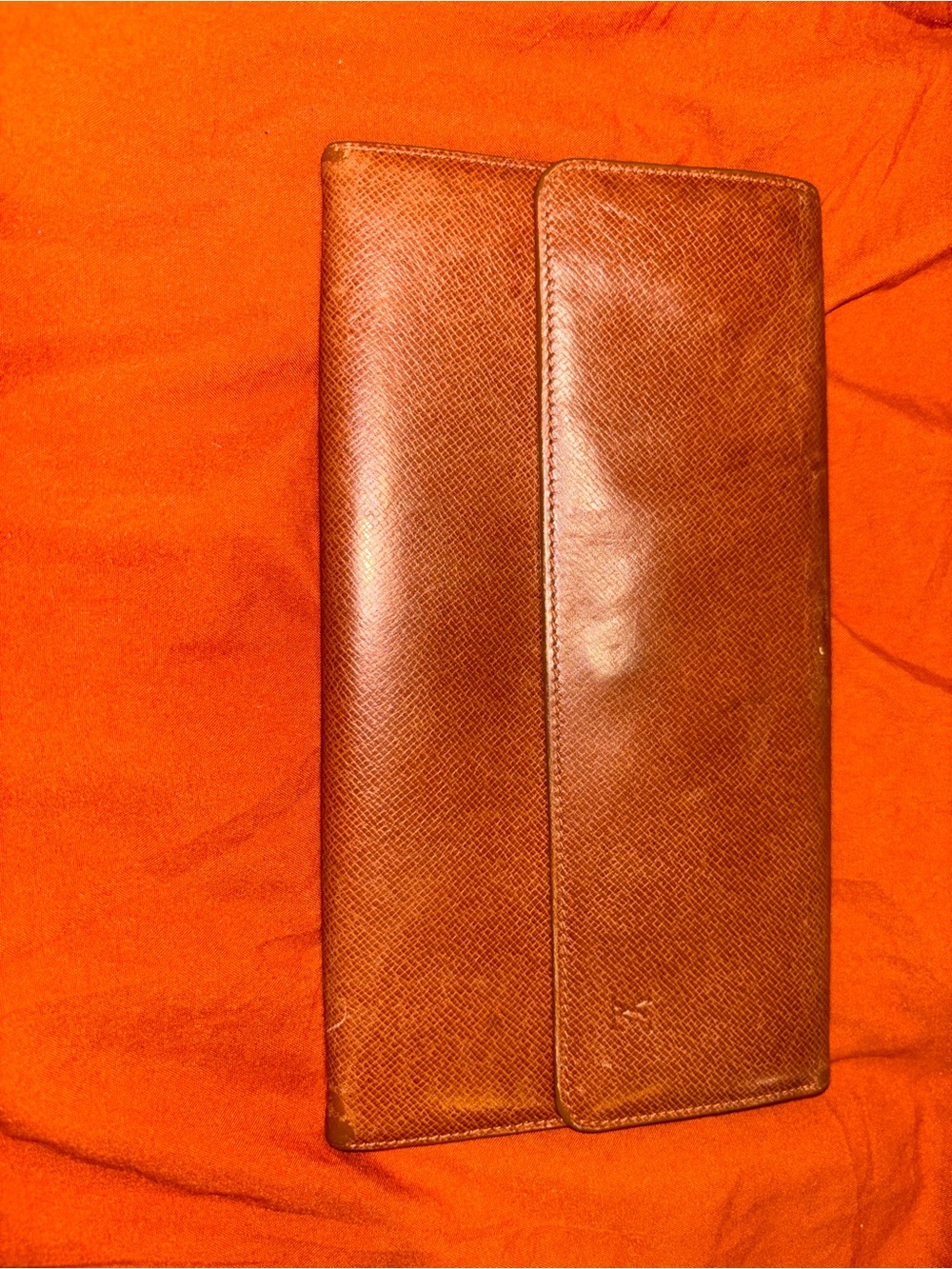Louis Vuitton Brown Leather Wallet